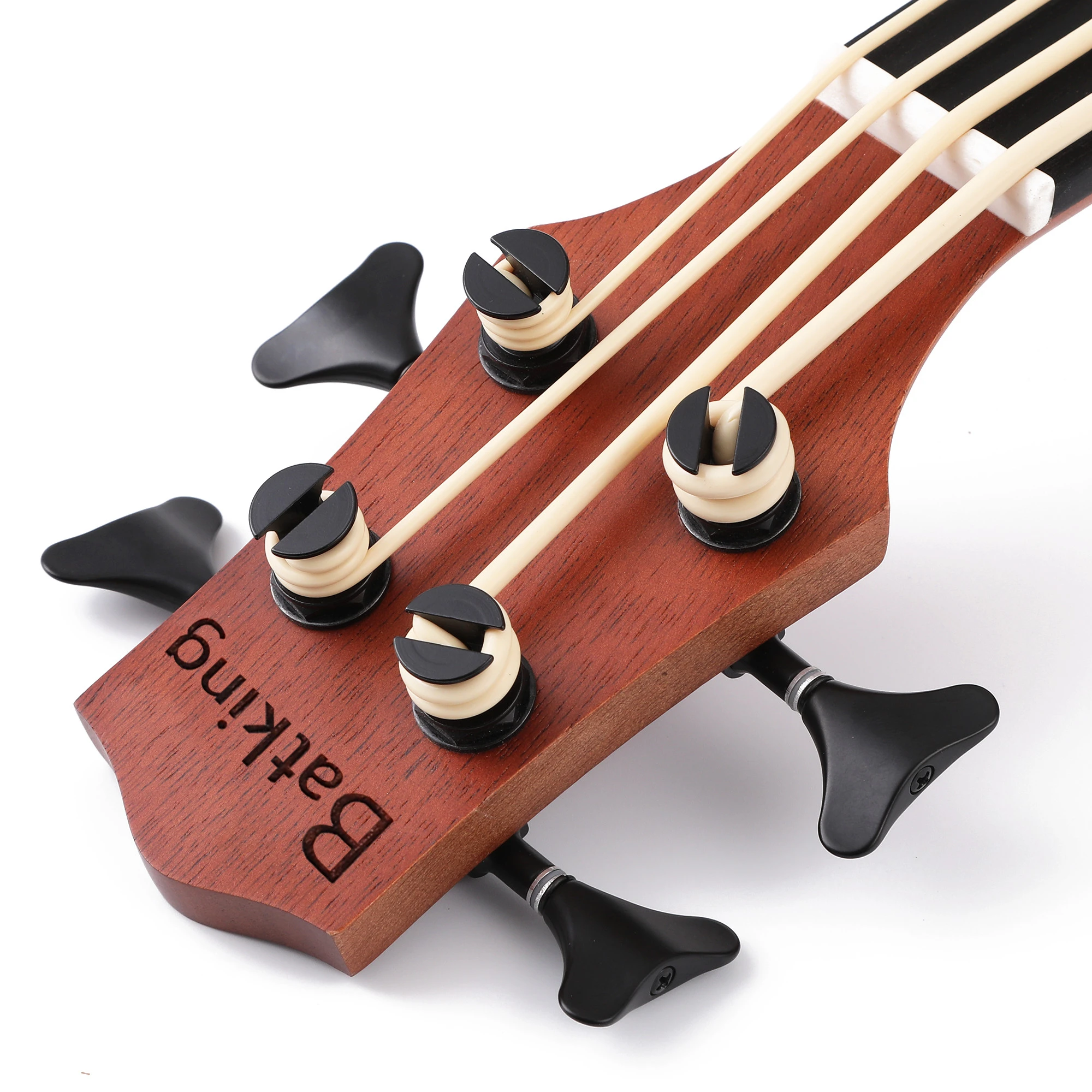 Batking Ukulele Bass Electric Ubass，30 inch Baritone bass ukulele, Fretted Electric Acoustic Uku bass With Gig Bag