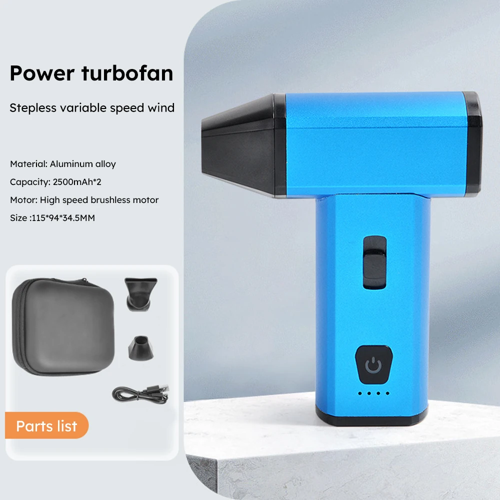 

Car Violent Blower 130000 RPM Handheld Turbo Jet Fan Brushless Motor High Power Duct Fan,Mini Turbo Fan Thrust Blowers Brushless