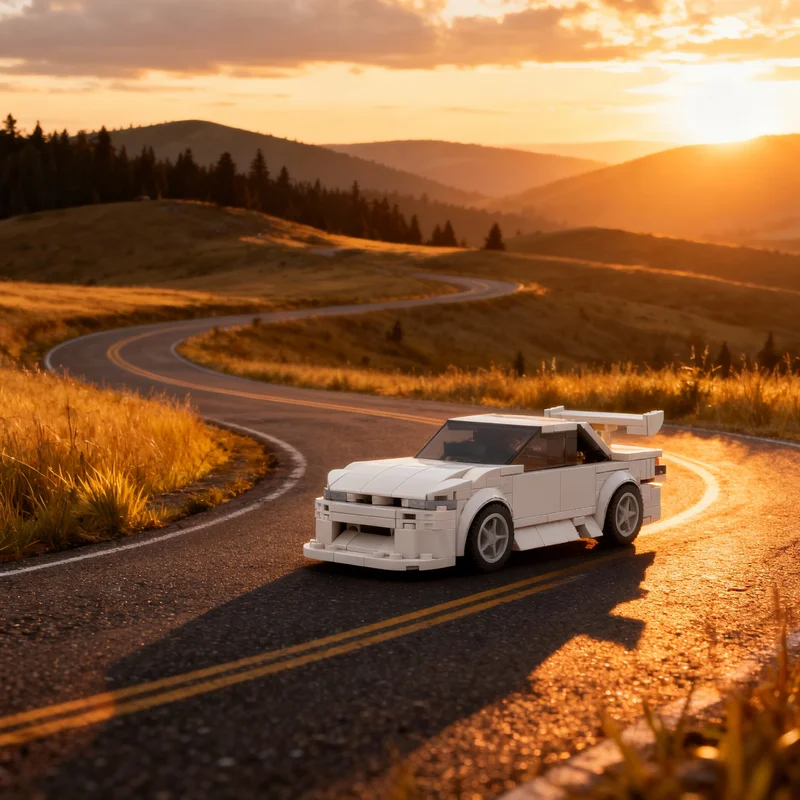 

330 деталей MOC City Champions: Модель суперкара Holden против Commodore, конструктор, архитектурный набор, рождественский подарок, развивающая игрушка, строительные блоки