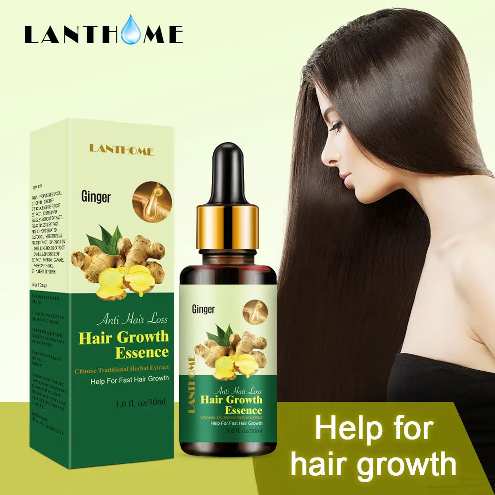 Recommend Lanthome Hair Growth Ginger Hair Serum Treatment Nourishes Scalp (2pcs)