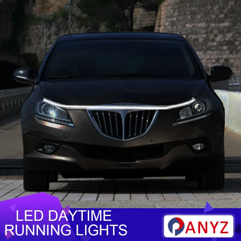 

ДЛЯ Lancia delta s4 delta rally voyager hf светодиодные дневные ходовые огни сканирования капота автомобиля DRL направляющая декоративная лампа окружающего света 12V