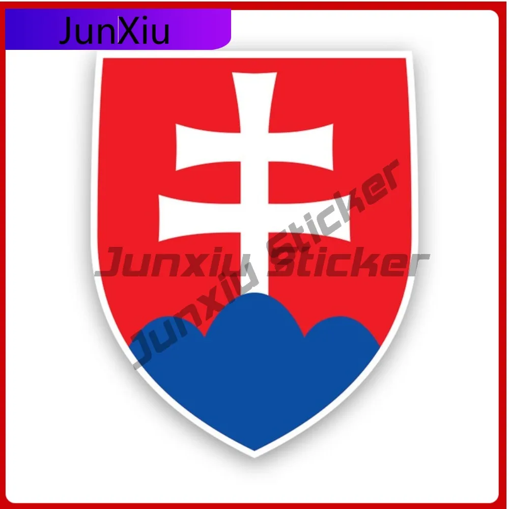 

Slovak Coat Of Arms Sticker Uv Protected Decals Slovakia Flag Svk Sk Coa State Flag Patriotic Car Sticker Vinyl Decal Die Cut