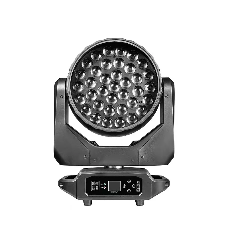 Professional LED Moving Head Light 15W DMX RDM Remote 12000LM Touch LCD Display for Concert DJ Event