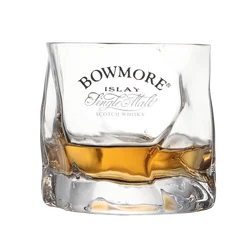 Bowmore Single Malt Scotch Whisky Crystal Glass Neat Brandy Snifter Wine Taster Drinking Copita Vodka Cognac Cup