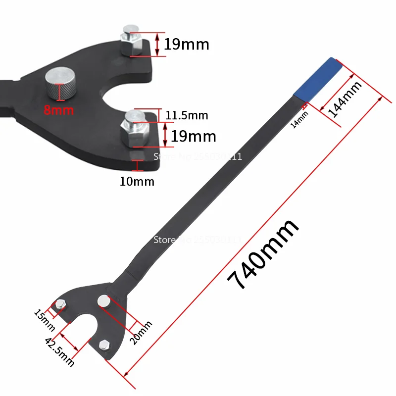 T10475 Crankshaft Pulley Fixing Toold for VW 1.4 TSI EA211 New Santana Jetta  Lavida 1.4L and 1.6L - view 2