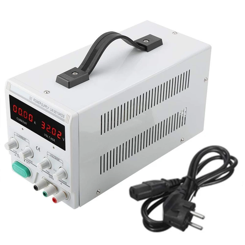 30V 10A LW-3010KDS Stepless Adjustable DC Rectifier Jewelry Pen Electroplating Machine for Gold Silver Rhodium Plating