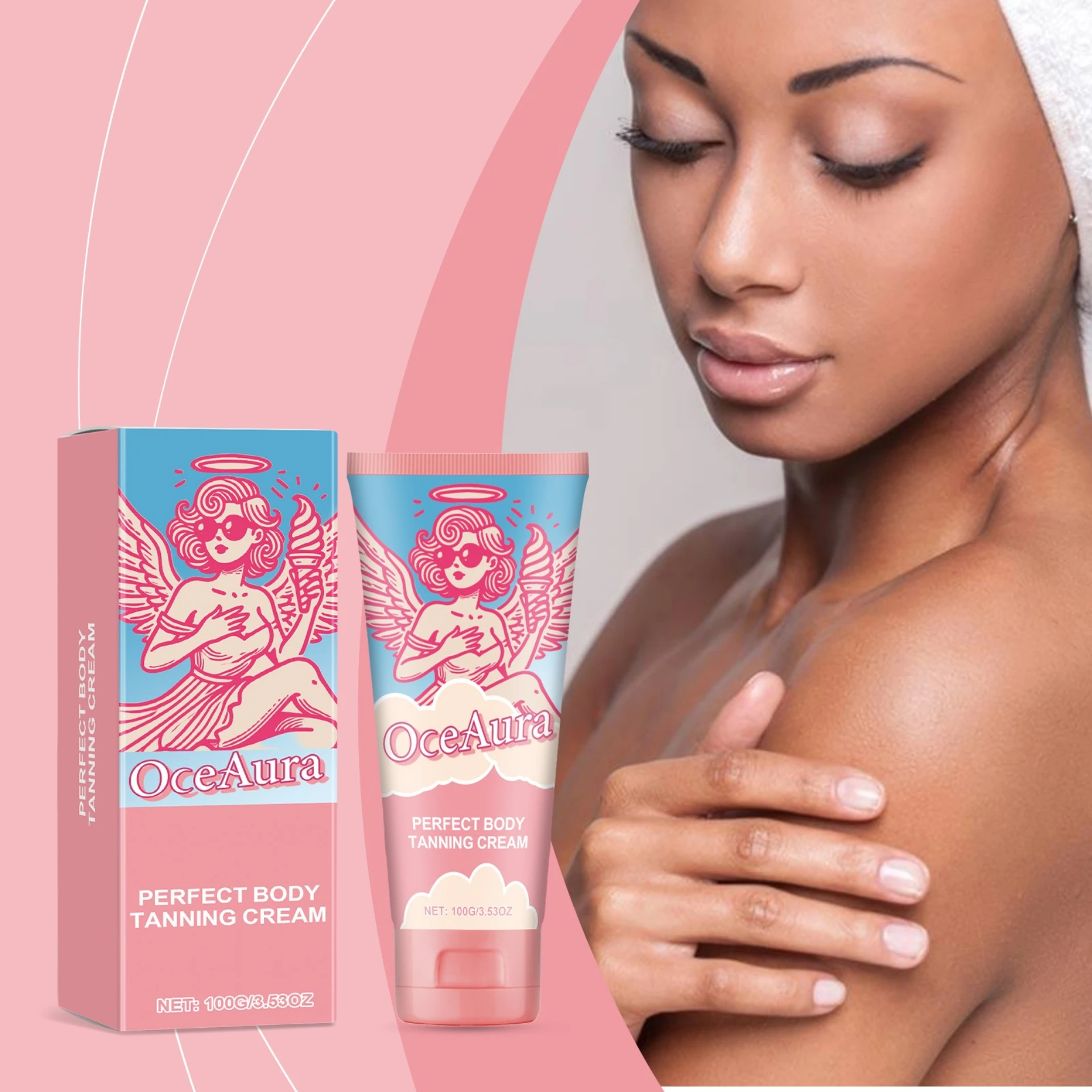 Body Blackening Cream Natural Fit Even Skin Tone Luster Nourishing Moisturizing Daily Modifying Body Cream Skincare