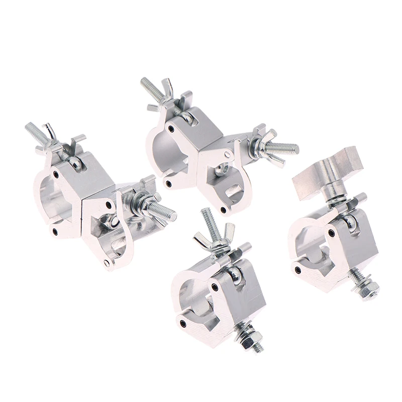 Aluminium Clamps 28-32mm Tube O Hook Stage Lighting Mount Bracket Fast Lock Lighting Clamp