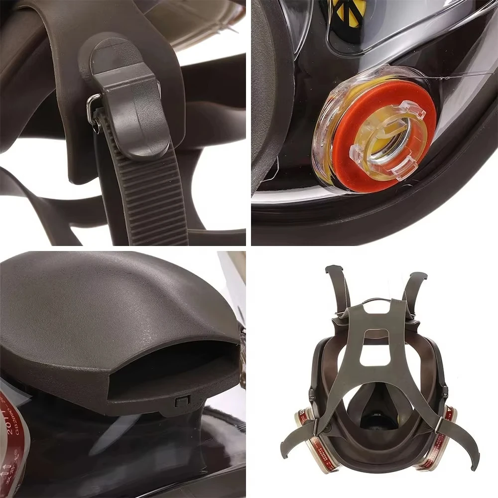 6800 Anti-Fog Gas Mask Full Face Industrial Painting Spraying Respirator Safety Work Filter Dust Proof Formaldehyde Protection
