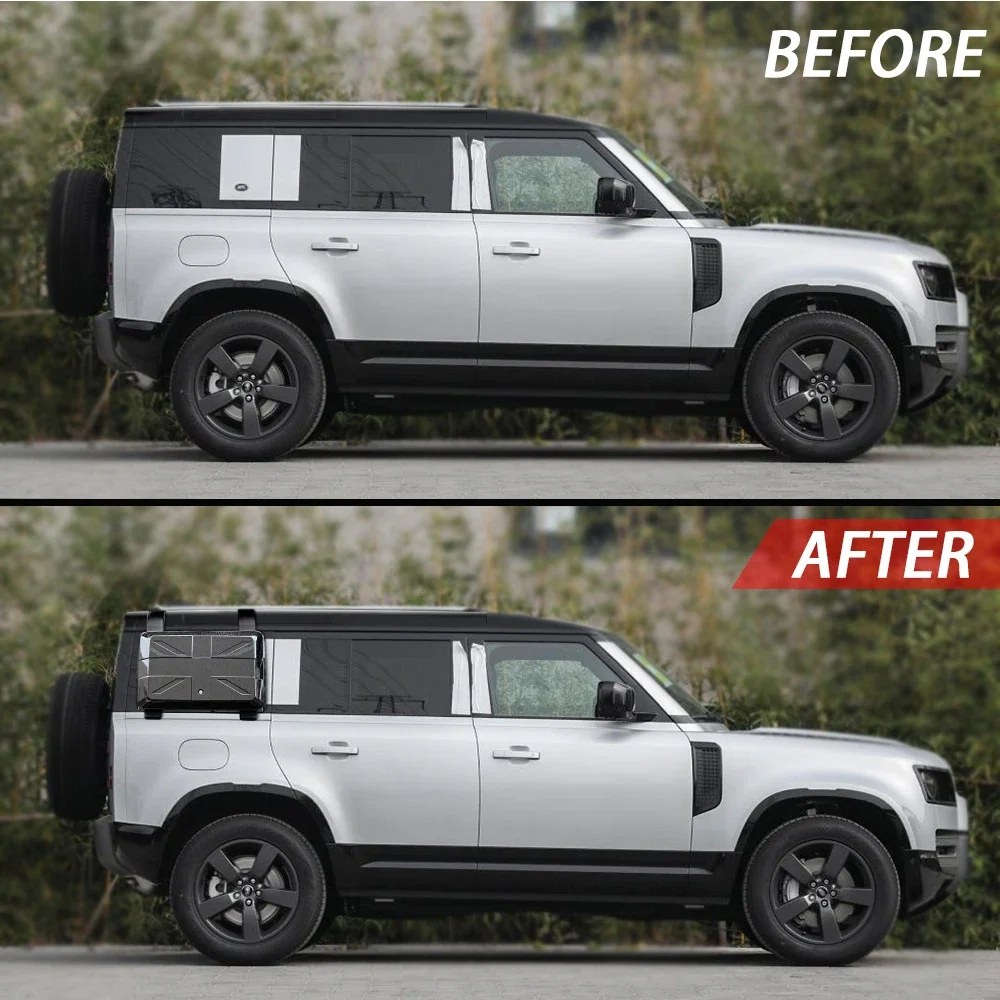 

Side Storage Luggage Box Roof Rack Side Tool Equipment Box for Land Rover Defender 2020 2021 2022 202320 2021 2022 Auto Parts