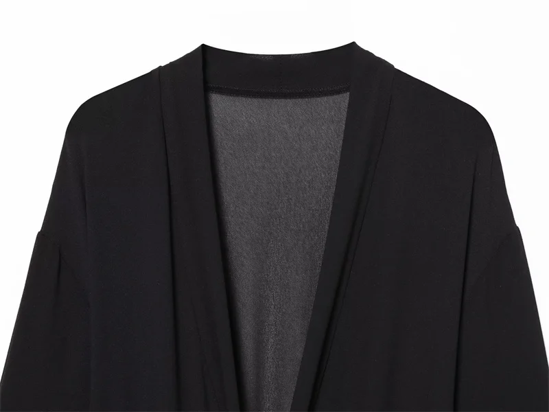 Vestido feminino 2025 outono novo preto manga longa sexy profundo decote em v drapeado em camadas mini vestido elegante e elegante