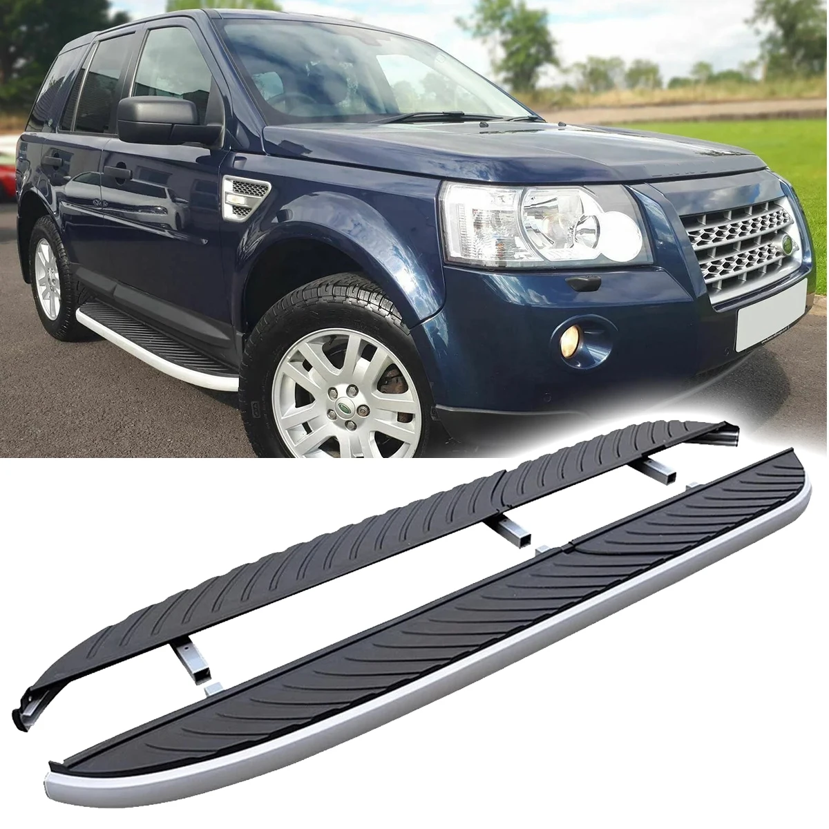 fits for Land Rover Freelander 2 LR2 2006-2016 Running Board Side Step Pedal Bar