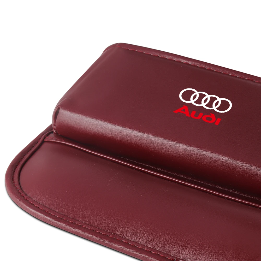  Car Seat Gap Organizer Storage Box With Water Cup Holder For Audi A3 A4 A6 B8 Q5 S5 Sline B6 S3 S6 A1 A2 A7 A8 8P C5 C6 C7 Q1 view 2
