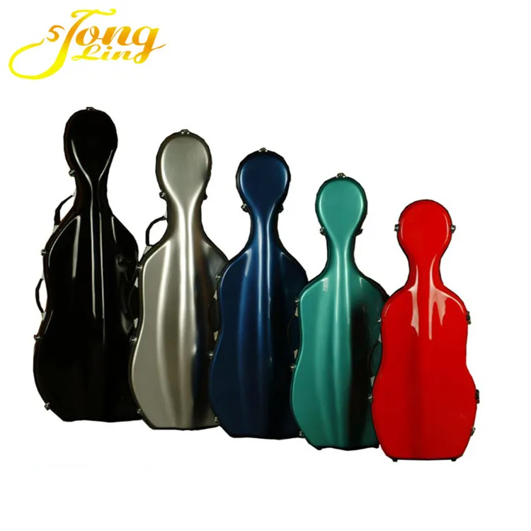 TL-1012C the Colored Prices Wholesale Fiberglass Hard Cello Case for Sale
