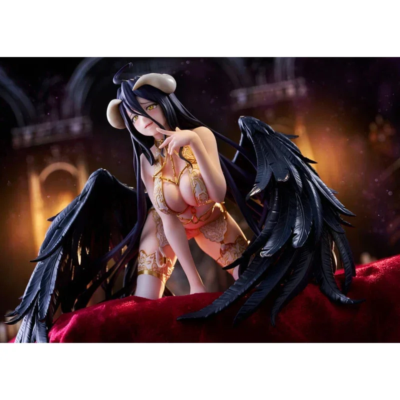 Claynel Overlord Albedo PVC Anime Figure Collectible Model Figurine Toy Ornament Gift Original Genuine 15CM