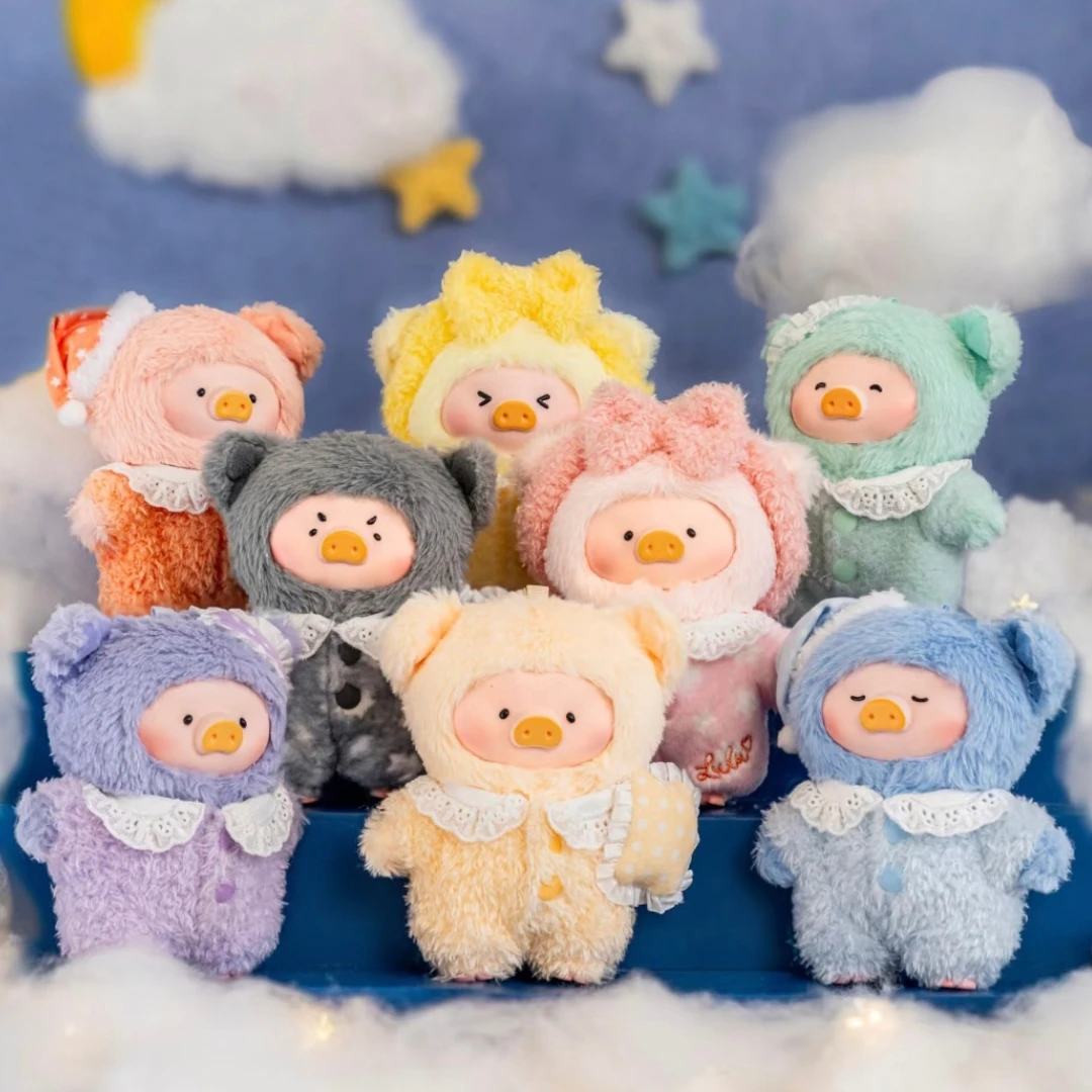 

Подлинная серия Lulu Pig Everything In Dream, виниловая ретро Тедди Can Pig, плюшевая слепая коробка, модная коллекционная фигурка, аниме-игрушка в подарок