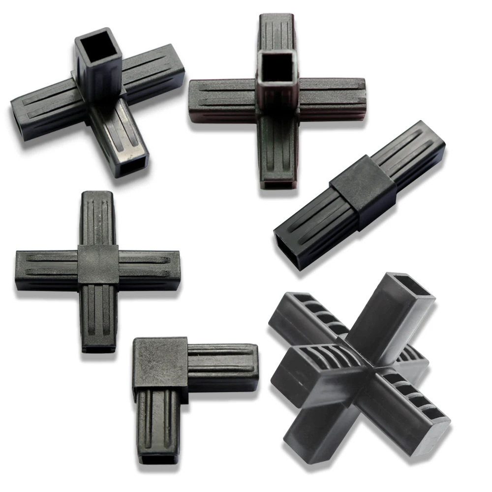1PCS Cross Square Pipe Fittings 20X20 Pipe Special Pipe Angle Code Hexagonal 6 Through Plastic Fittings ABS Plastic Angle