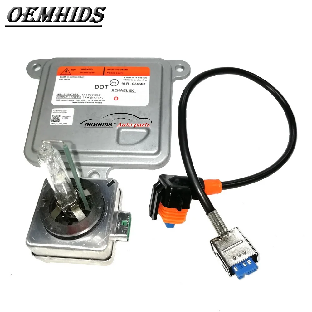 

Kit Original D3S Xenon Ballast HID Lamp 66340HBI 10R-034663 12V 35W 4200K 32cm Cable Headlight Control Driver Computer Module