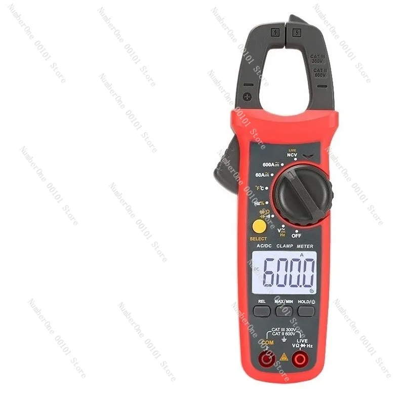 Digital AC/DC Clamp Multimeter, Clamp Meter for Accurate Measurement of Current, Voltage, and Resistance in Electrical Systems