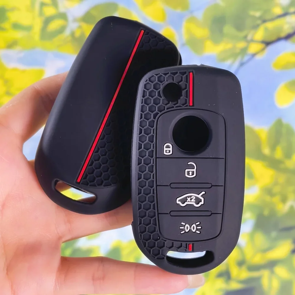 Dynamic Sport Honeycomb Flip Key Case For FIAT Tipo Toro 500X Doblo Argo Freedom Automobile Remote Key Sleeve