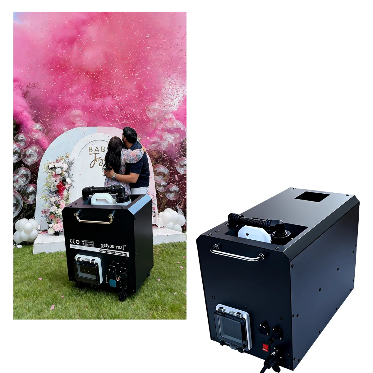 

colored smoke hood 3500 watts air column hood Stage smoke machine, Super color smoke fog machine, 10m color fog spray machine FX