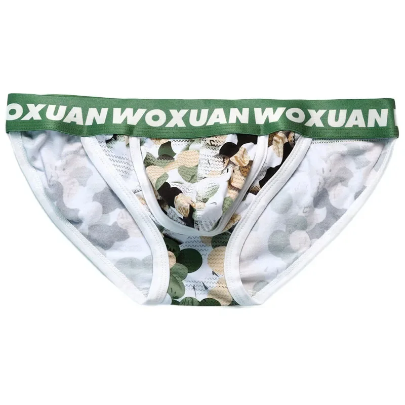 

3PCS Men Underwear Cotton Briefs Floral Printing Mens Calzoncillos Sexy Panties Jockstrap Cueca Masculina Briefs Underpants