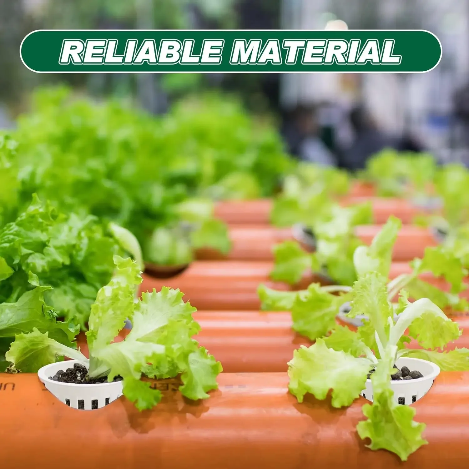 50/100Pcs 2 Inch Hydroponic Basket Cup Durable Safe Plastic Hydroponic Slotted Mesh Cups Garden Net Pots for Garden Hydroponics