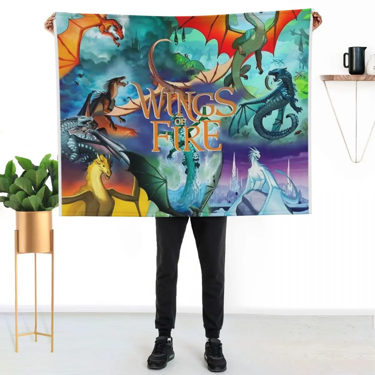 

WOF all dragon Throw Blanket Summer Cool Breathable Blanket for Sleeping