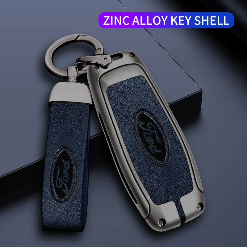 Fashion Alloy Car Key Case Cover Shell ProtectorFor Ford Focus 3 4 ST Mondeo 5 MK5 Mustang F-150 Explorer Edge Fiesta Kuga MK34 - view 6
