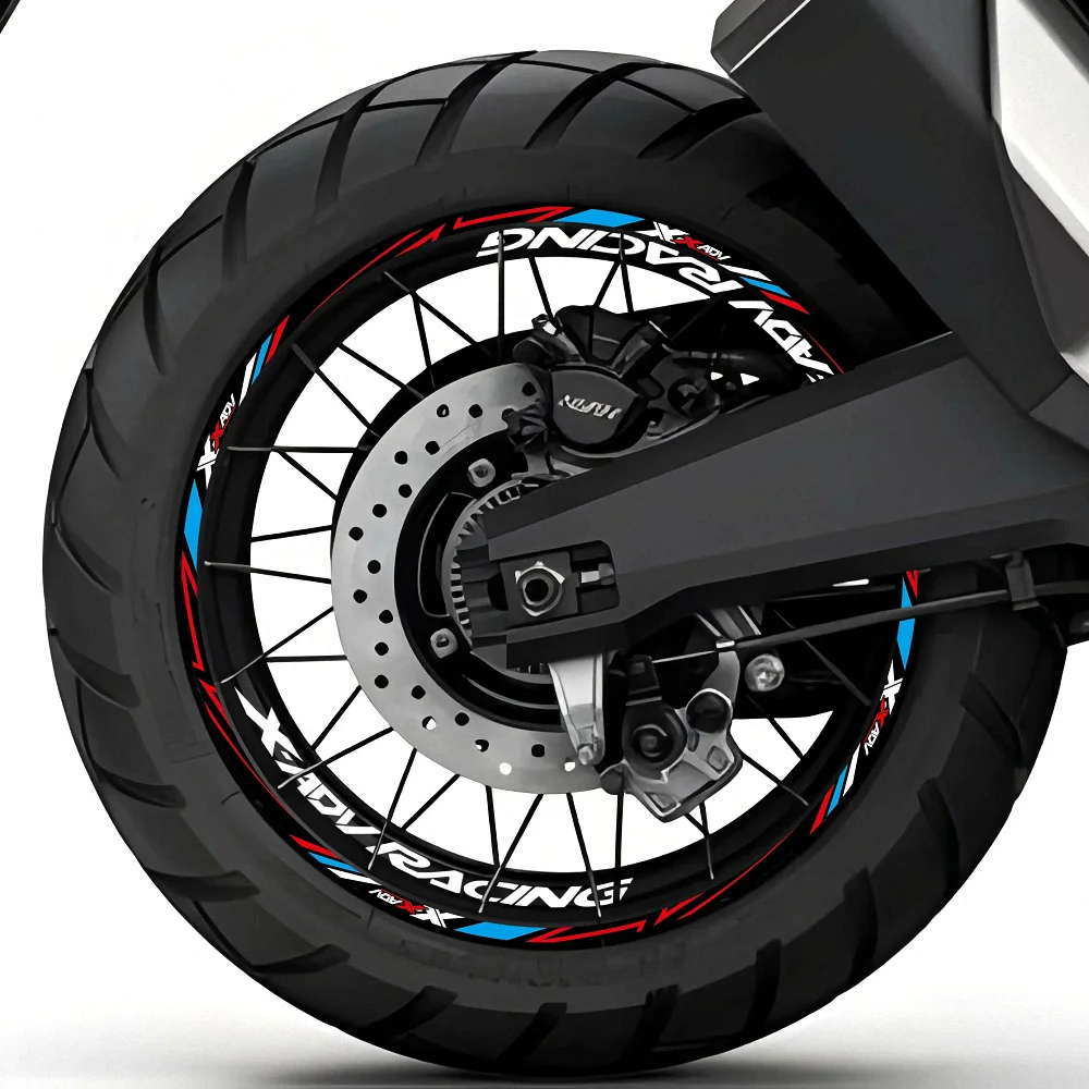 For Honda X ADV 750 150 Wheel Sticker Motorcycle Accessories Protection Rim Tires Decal XADV750 XADV150 XADV 2017 2021 2023 2024