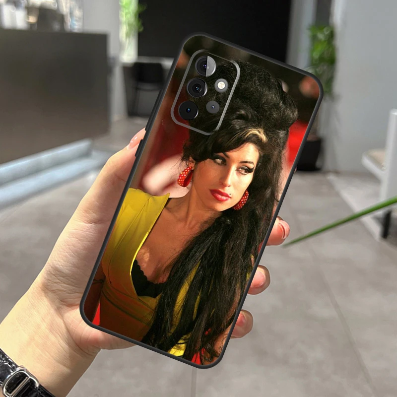 Amy Winehouse Case For Samsung Galaxy A54 A34 A14 A12 A22 A32 A52 A51 A71 A11 A31 A52S A13 A33 A53 Cover