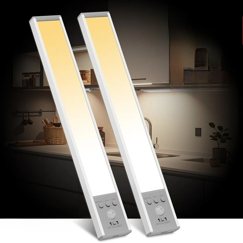 Aluminium Under Cabinet Lights Study Kitchen Stairs Light Modern Minimalism Intelligence Lighting Lamp Human Body Detection Lamp