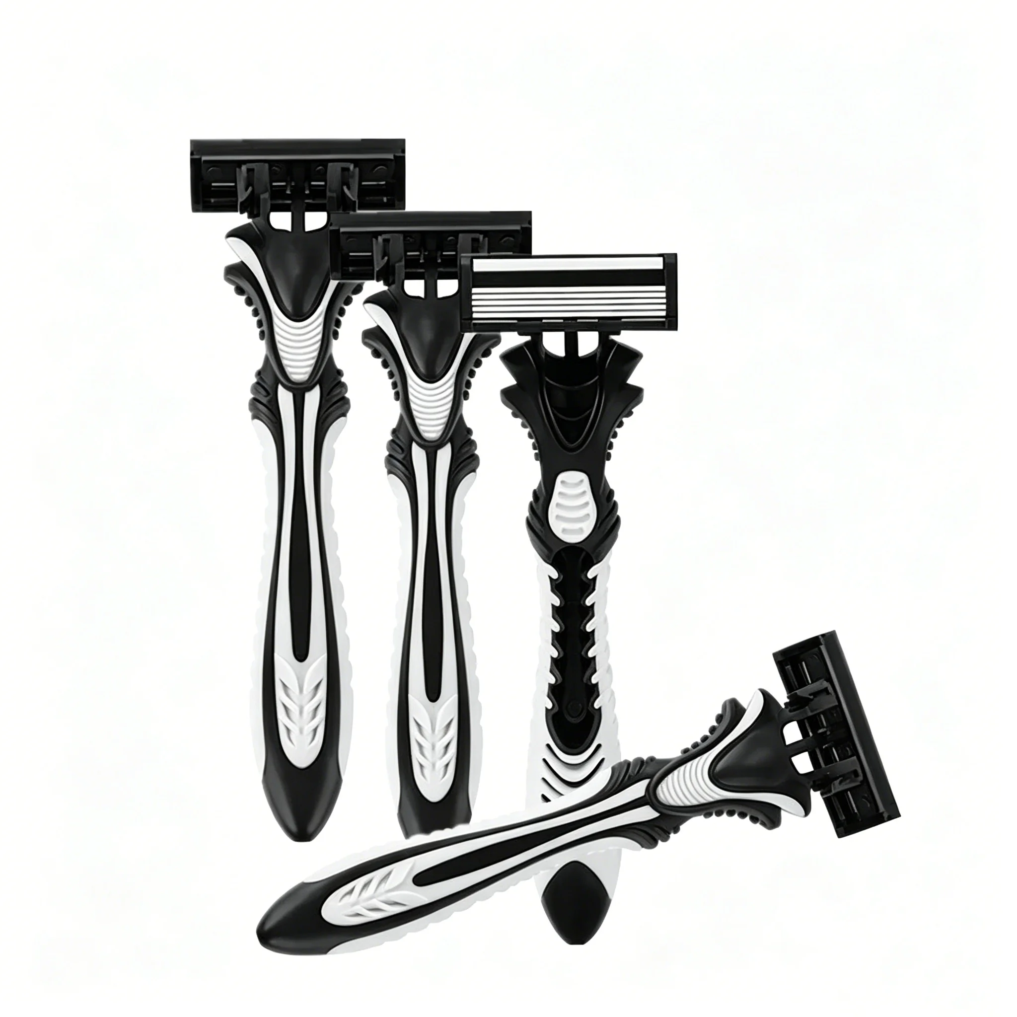 Perfect Shaving Experience Precision Shaving with Men's 3-Piece Razor Set - 5 Straight Machine and Safety  Blades Wholesale