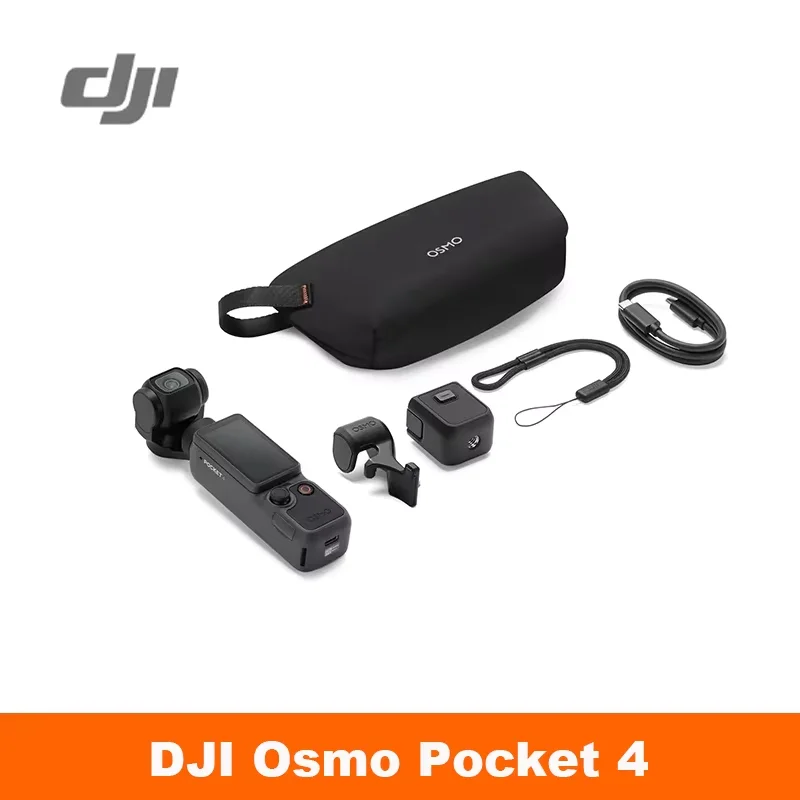 Local+ DJI Osmo Pocket 4 1″ CMOS Pocket Gimbal Camera 14-Stop Dynamisch Bereik 10-bit D-Log Nieuwe ActiveTrack Pocket 4
