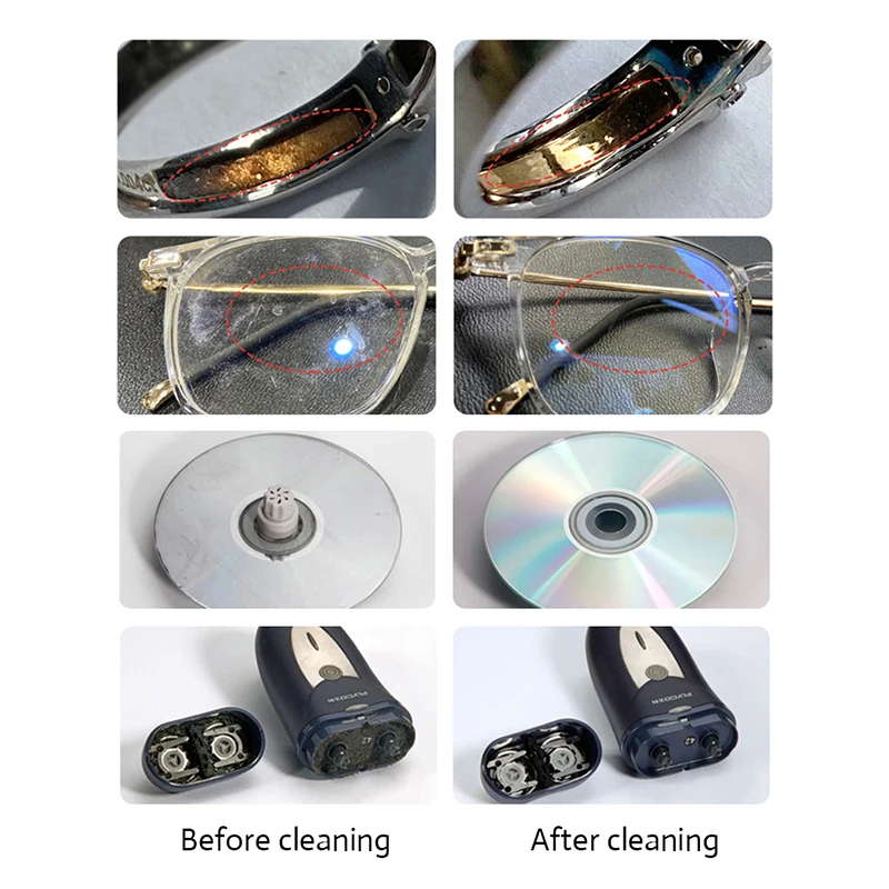 Ultrasonic Cleaner High Frequency Vibration Wash Cleaner Sonicator Bath Washing Jewelry Watches Contact LensGlasses Dental Razor