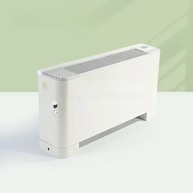 Hydronic Standing Fancoil System Thermostat Chilled Water Wall Mounted Fcu Vertical Fan Coil Unit Price for Heating and Cooling