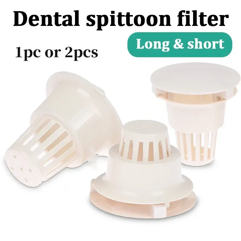 Dental Chair Spare Parts Disposable Spittoon Filter Cover Screen Mesh Long Short Lifting Style for Dental Clinic Material