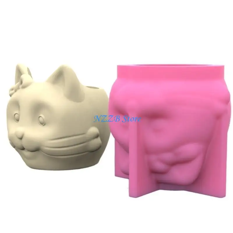 

T21F ручной эпоксидной плесени сочная цветочная горшка Силиконовая зеркальная плесень