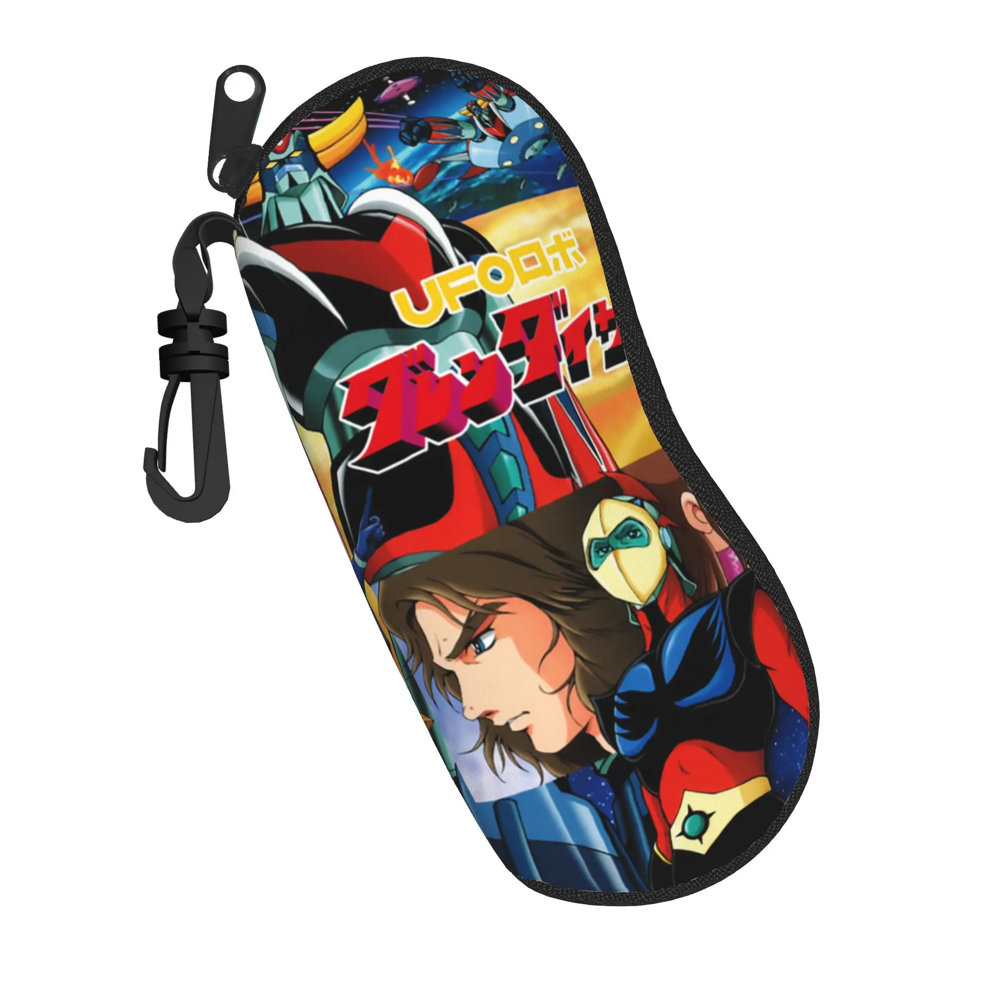 UFO Robot Grendizer Glasses Case Men Women Travel Box Actarus Mazinger Z Sunglasses Protector Print Eyewear Container