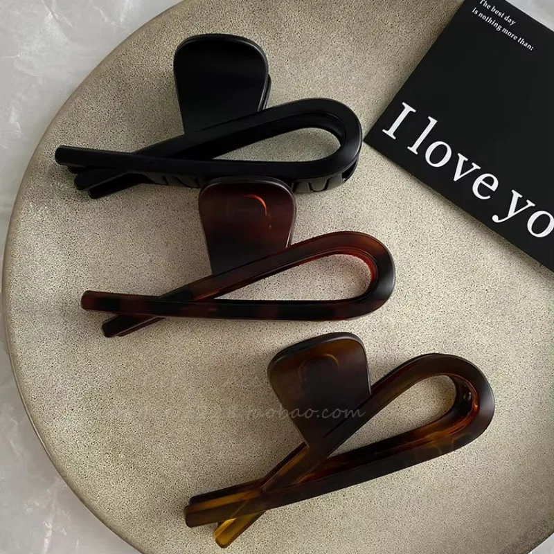 Корейский-новый-дизайн-зажим-для-волос-глиф-большая-заколка-для-волос-простая-заколка-в-виде-акулы-усовершенствованный-головной-убор-аксессуары-для-волос-для-девочек-и-женщин