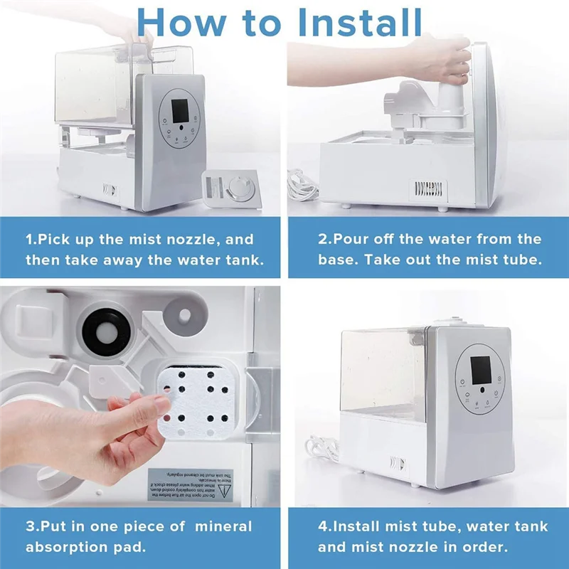 ГОРЯЧИЙ для увлажнителя Levoit LV600HH, минеральная поглощающая подушечка, 20 упаковок, подушечка для удаления накипи, предотвращает стойкий минеральный пульт