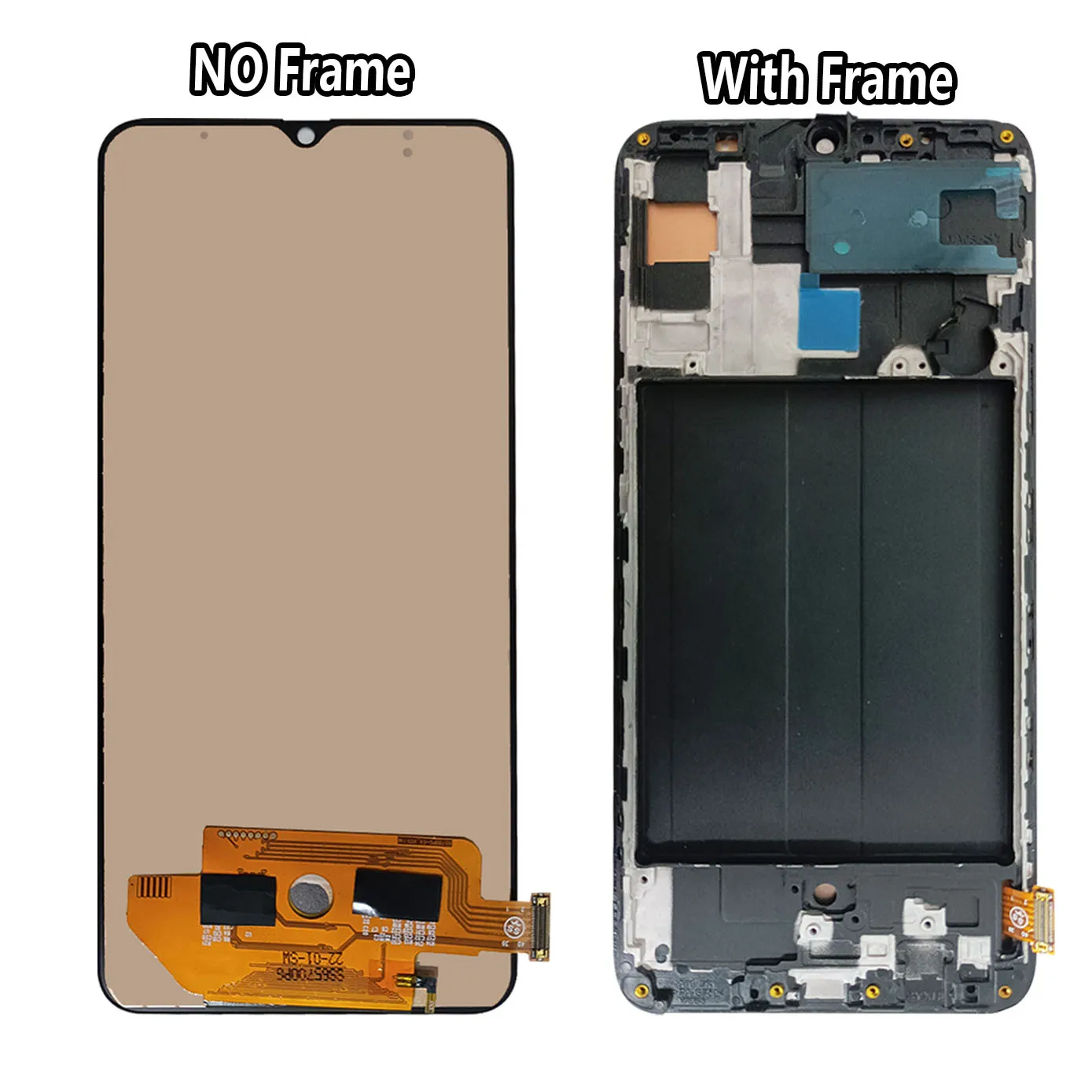 100% Tested LCD For Samsung Galaxy A70 SM-A705F A705FN/DS LCD Display Touch Screen Digitizer Assembly Replacement  With Frame