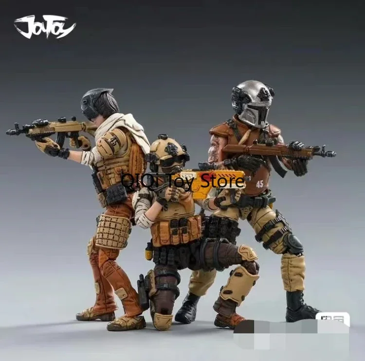 Em estoque JOYTOY Dark Source 3,75 polegadas Wild Dust Hunter Trio Wild Dust Squad, Wild Hunter, 1/18, Soldado
