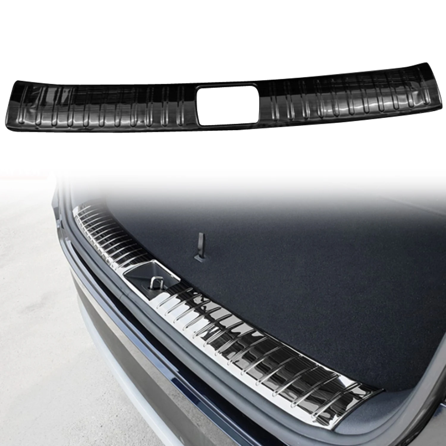 

Car Accessories For Kia Sportage NQ5 2022 2023 Stainless Inner Rear Bumper Protector Plate Trim 1pcs