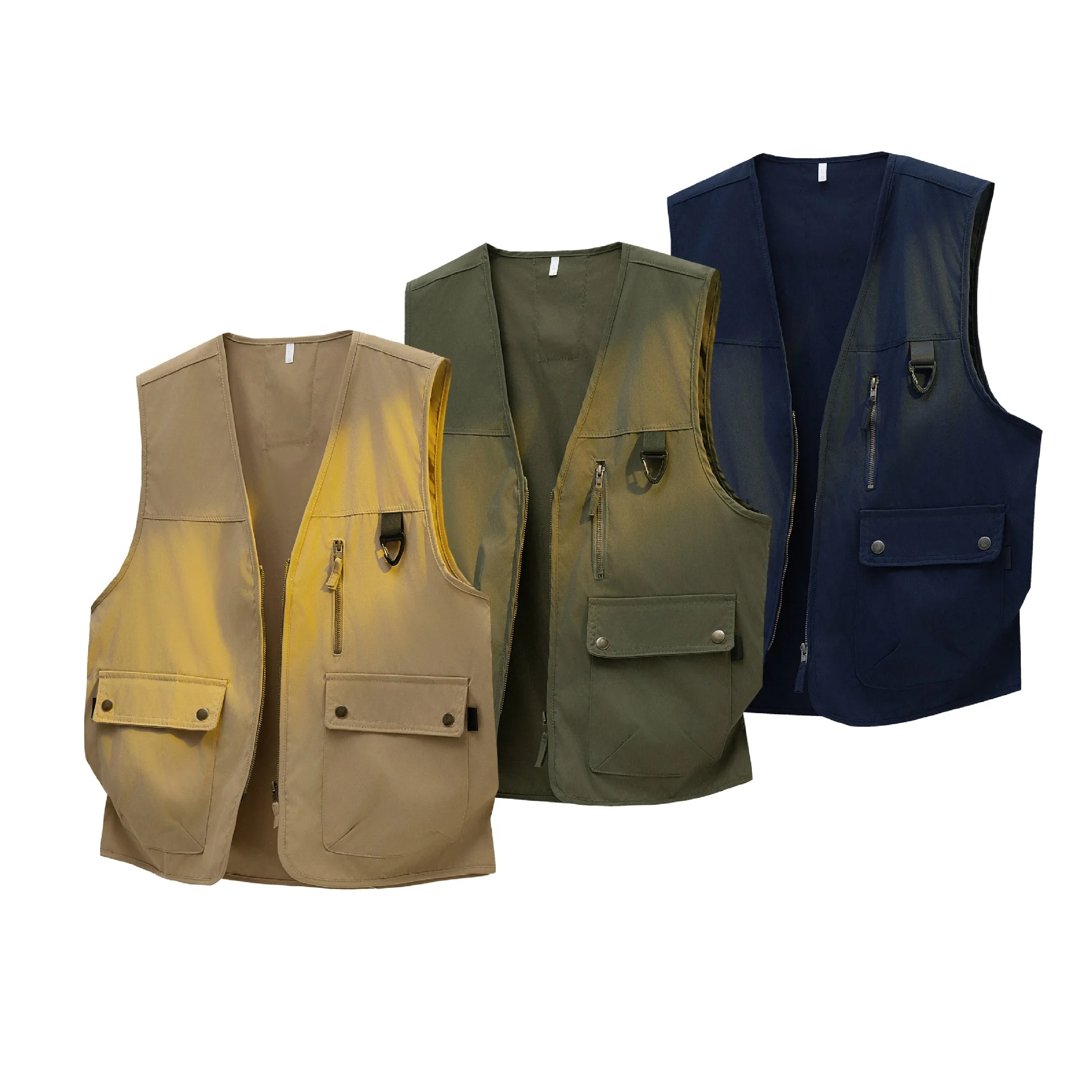 Vintage Tooling Vest Men's Sports Outdoor Camping Jacket