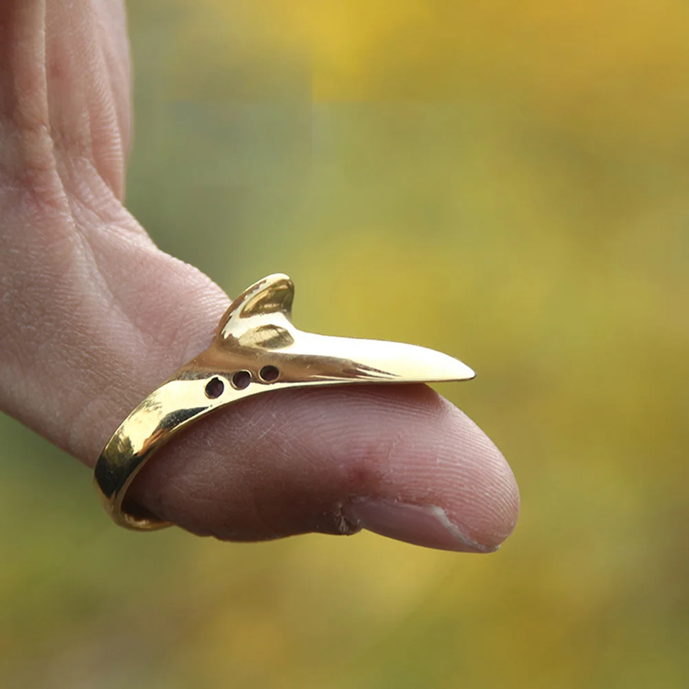 

1 set 1 Set Of Professional Archery Brass Ring Wear-Resistant Thumb Guard For Archery Hunting Supplies Oriental Traditional Bow