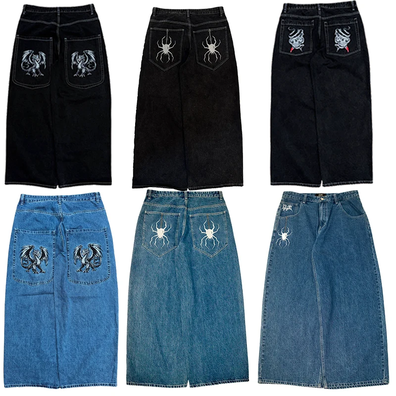 

Y2K Baggy Jeans vintage 2000s low rise jeans gothic Harajuku Streetwear men women biggest trashy ropa aesthetic wide leg jeans