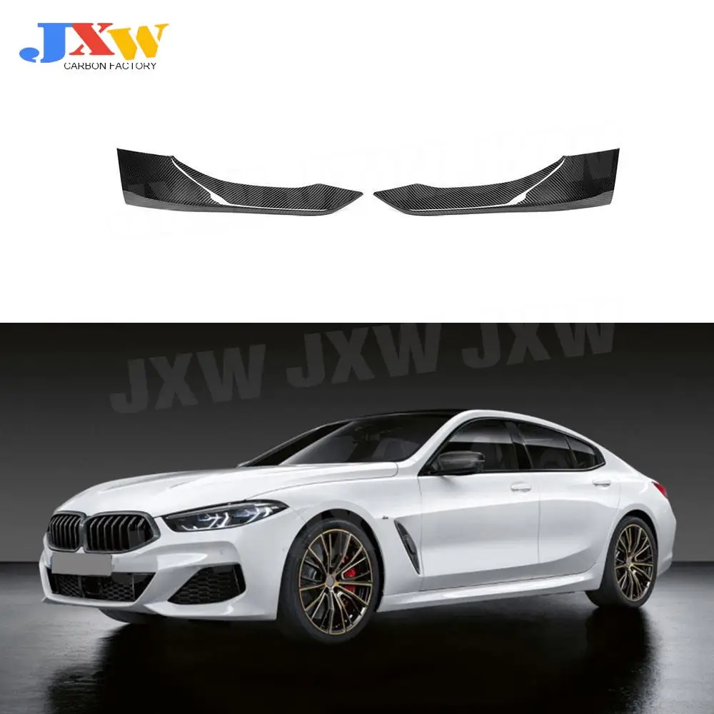 

Front Lip Splitters For BMW 8 Series G14 G15 G16 2020 + Car Front Bumper Side Guard Dry Carbon Fiber