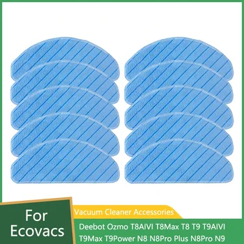 Washable mop cloth pads for Ecovacs Deebot Ozmo T8 AIVI T8 Max T8 T9 T9 AIVI T9 Max T9 Power nn9 robot vacuum cleaner rags