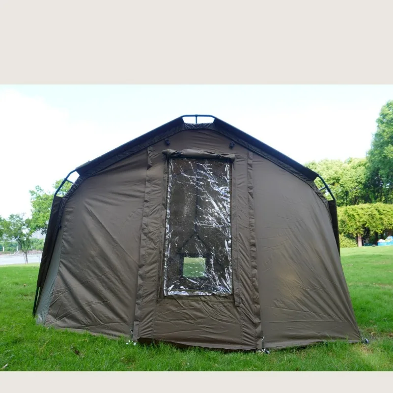 Angelzelt im europäischen Stil, robuster Karpfen, wasserdicht für mehrere Personen, Oxford-Stoff, großes Zelt